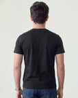 Men’s Heavyweight Black Crew Neck T-Shirt