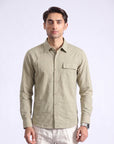 Skin Self Textured Casual Shirt