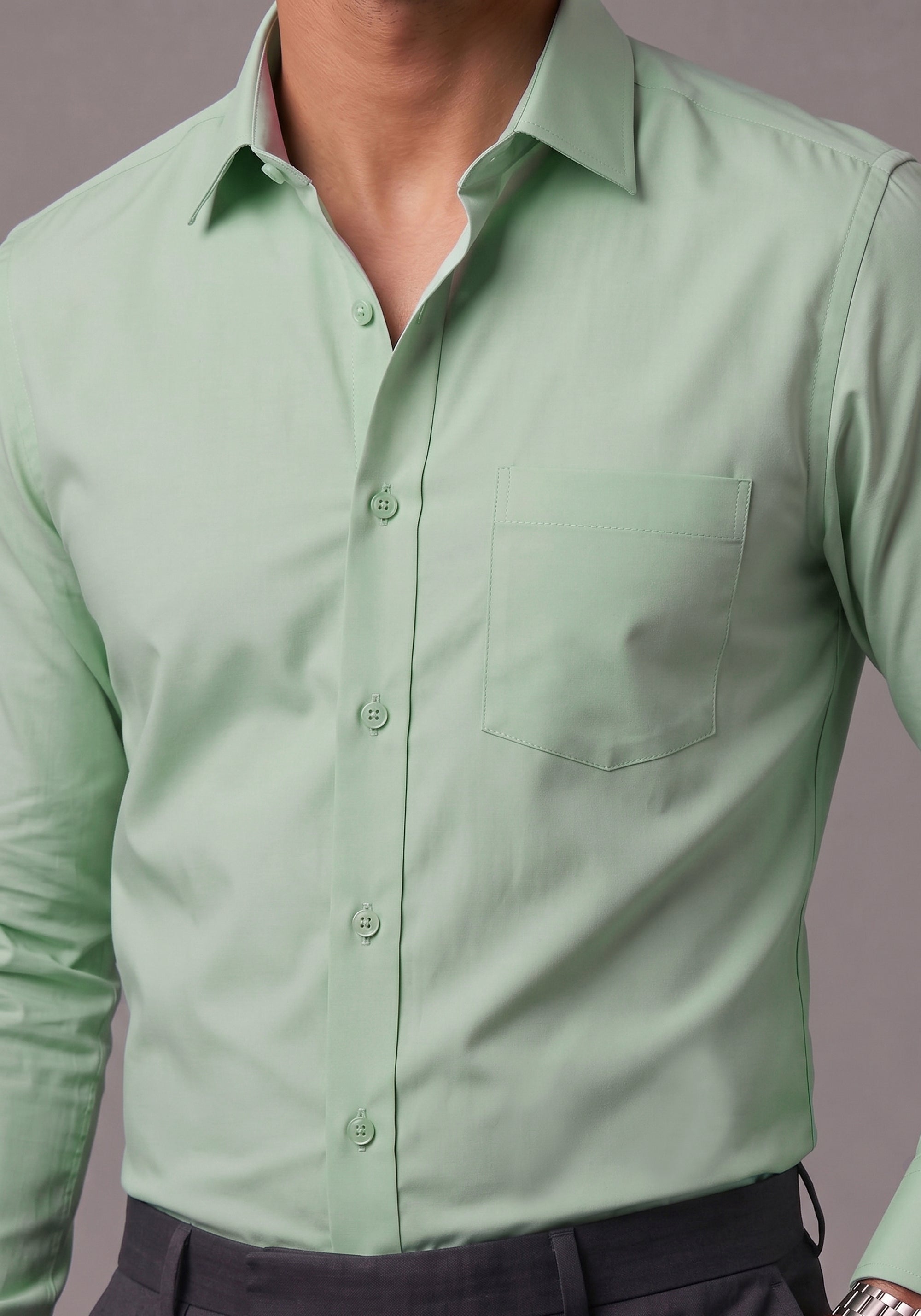 Pista color  Dress Shirt