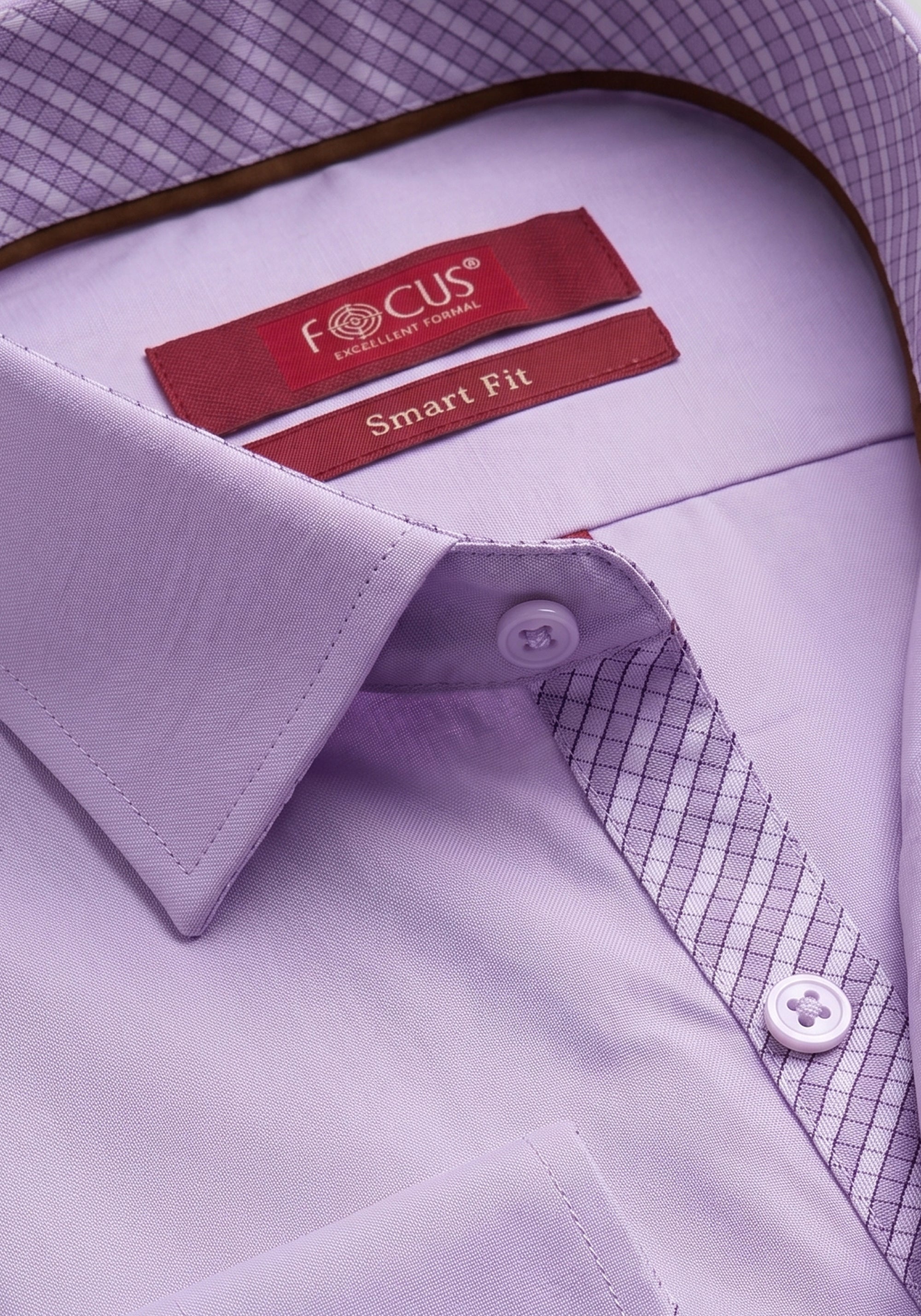 FOCUS Essential Purple Smart Fit Shirt
