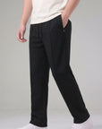 Black Tailored Track Pants