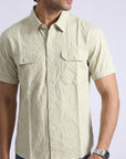 Skin Textured Casual Shirt