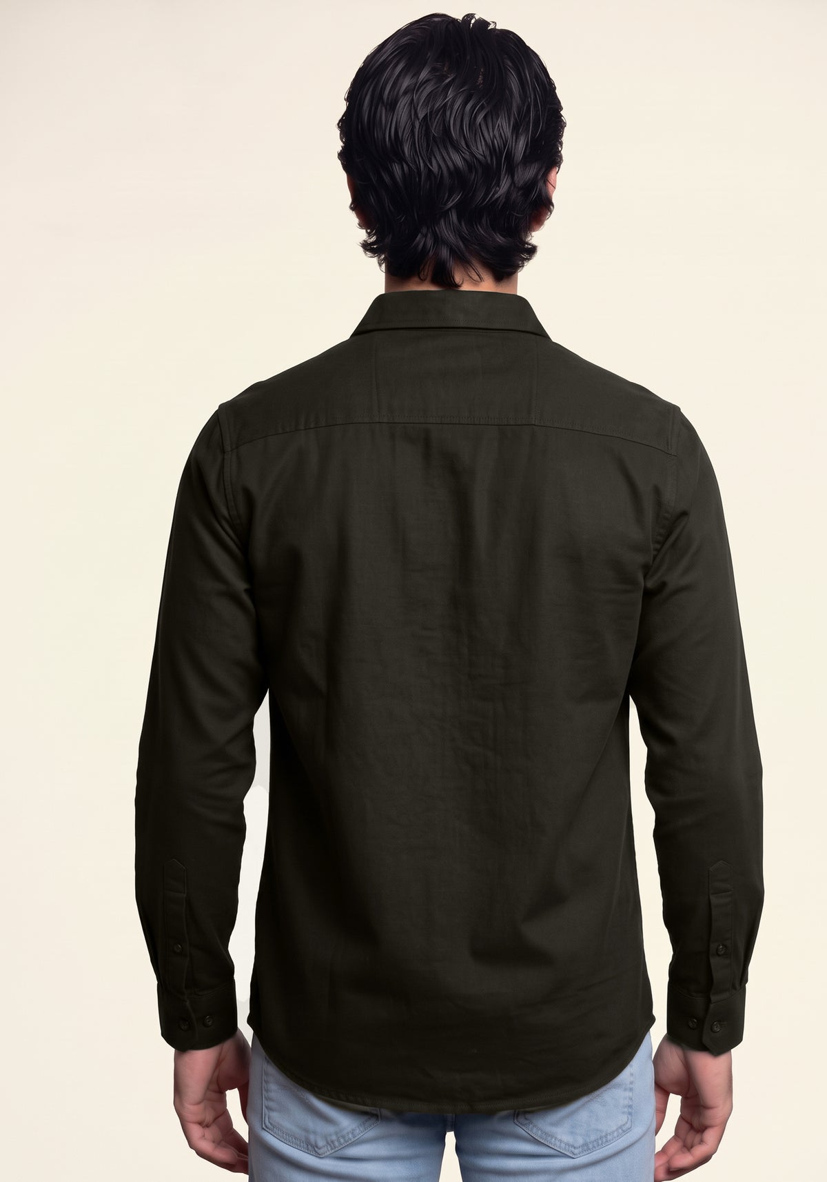 Men’s Mehndi Pleated Shacket