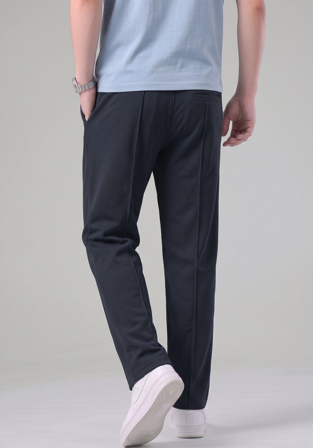 Dark Grey Tailored Track Pants