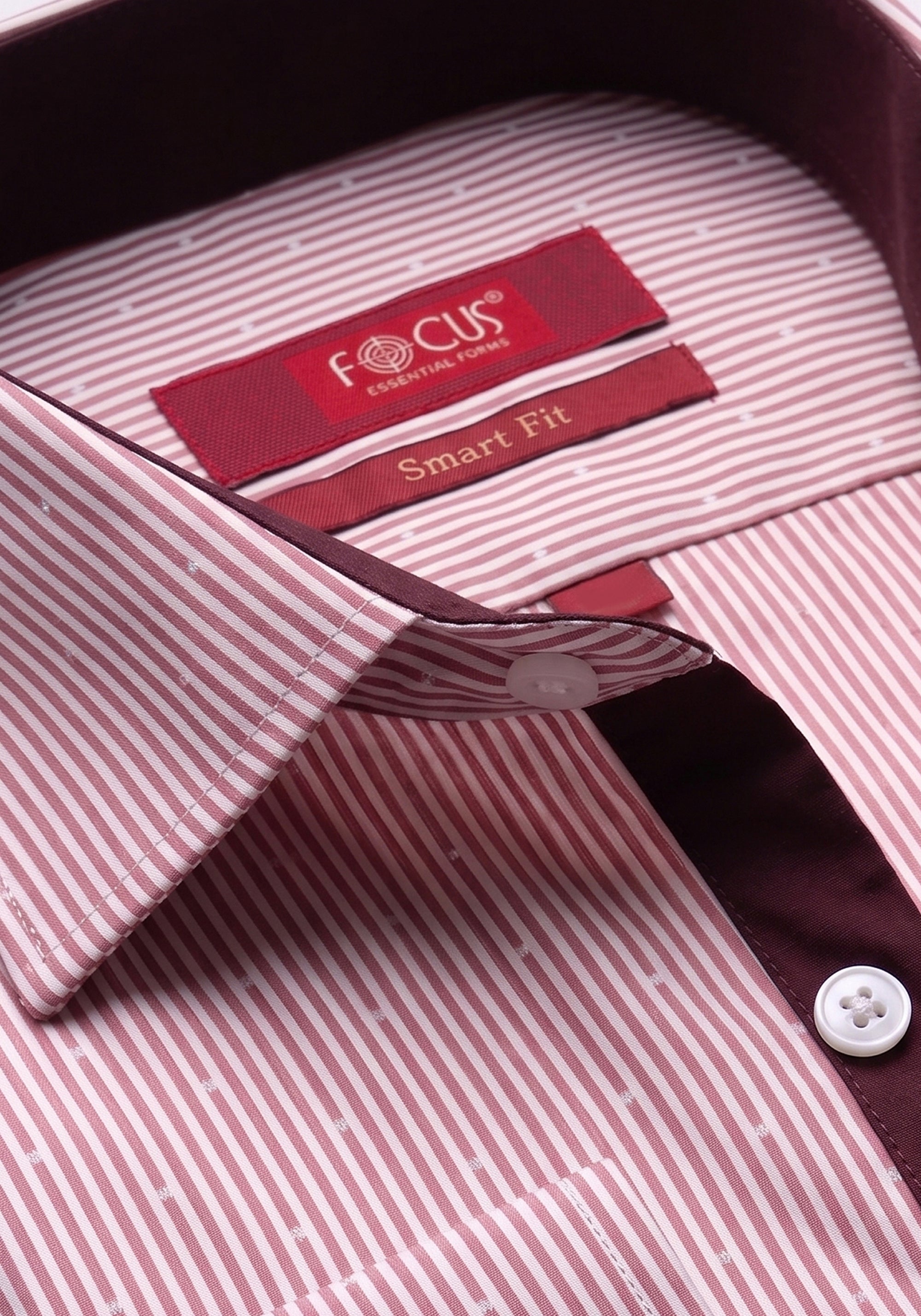 FOCUS Essential Forms Stripe Smart Fit Shirt