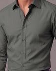 Olive Green Dress Shirt