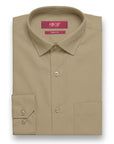 Light Brown Smart Fit Dress Shirt