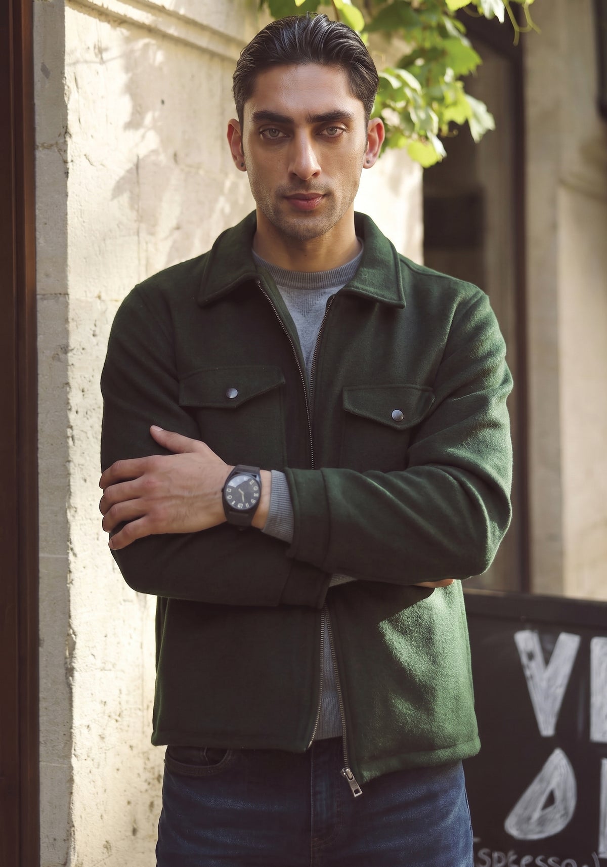 Green jacket