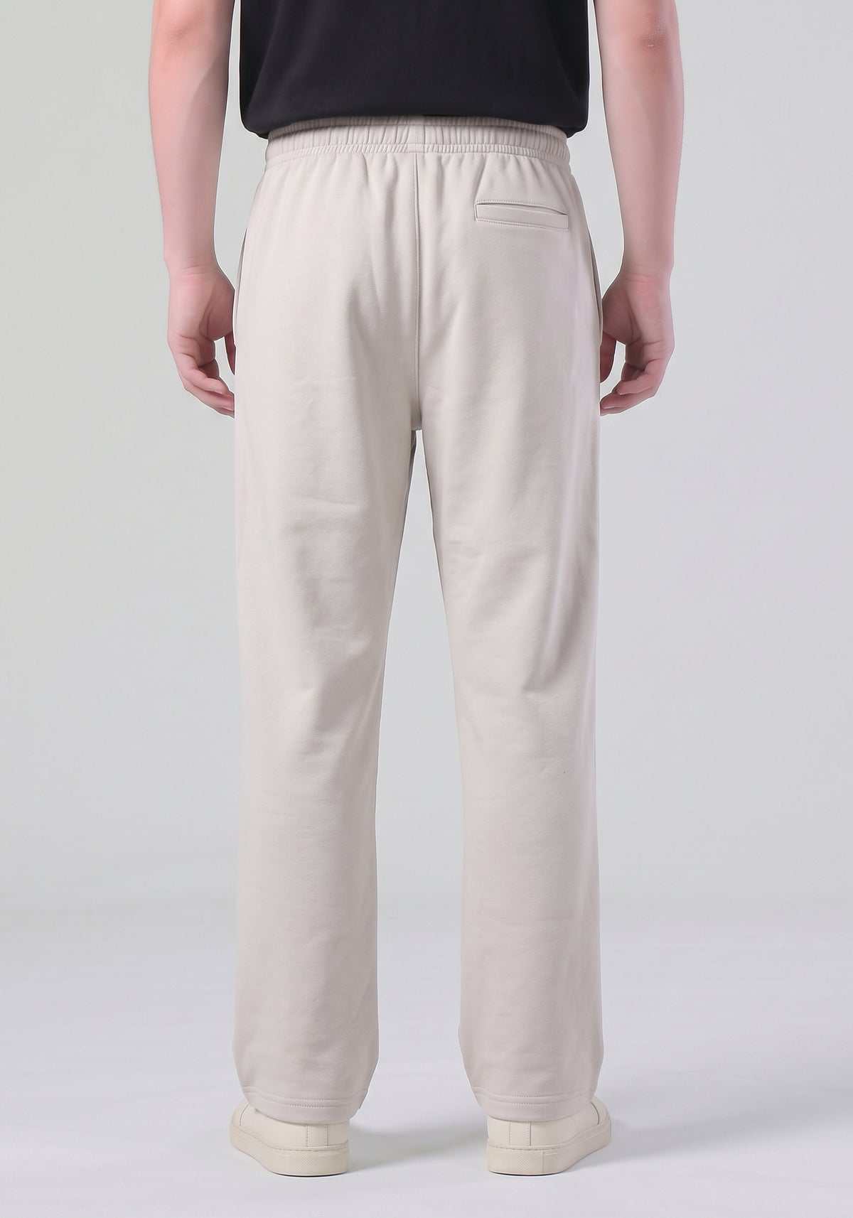 Beige Relaxed Sweatpants