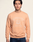 Men's Peach Riverside Crest Sweatshirt