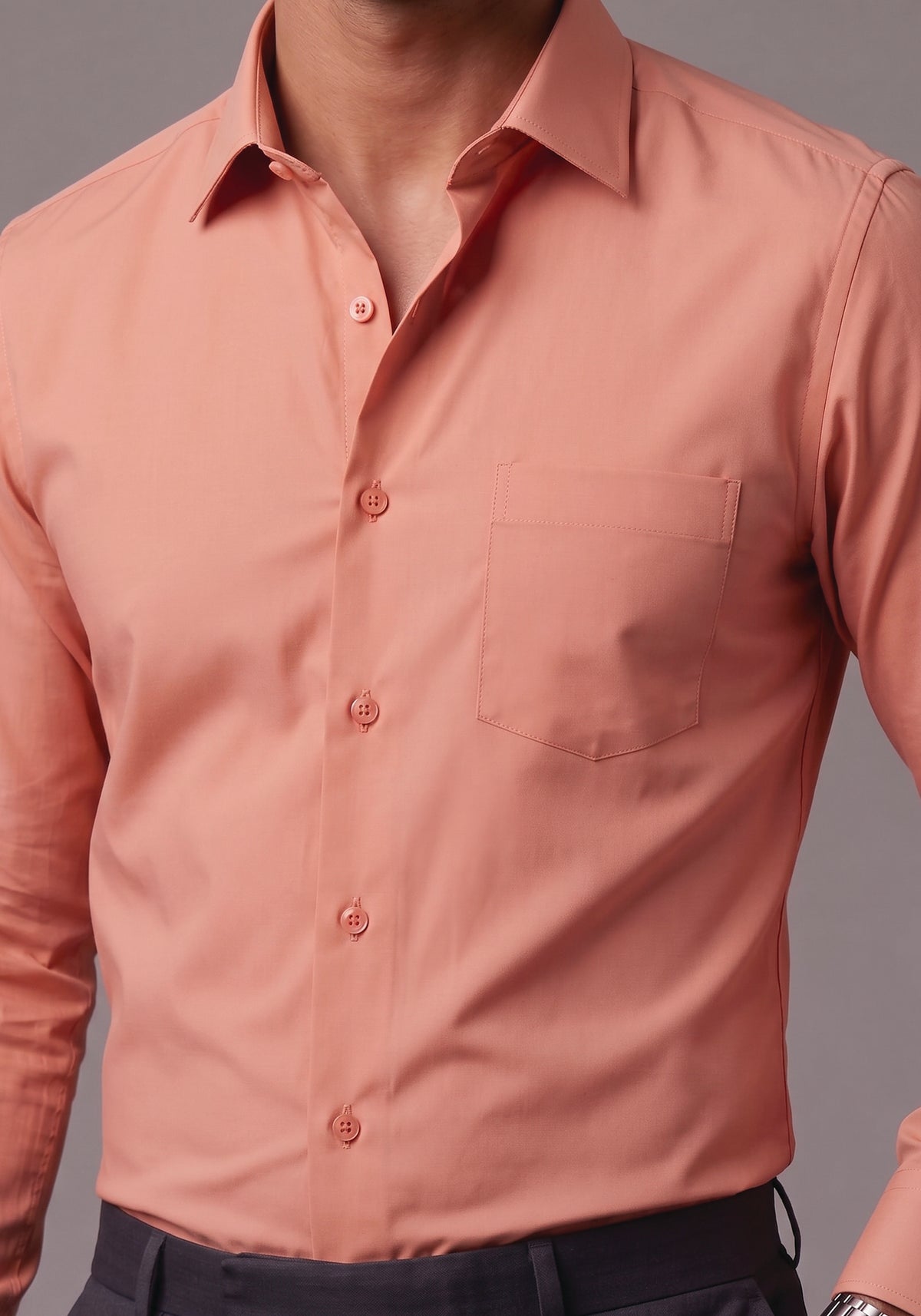 Peach Dress Shirt