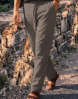 Charcoal Linen Trouser
