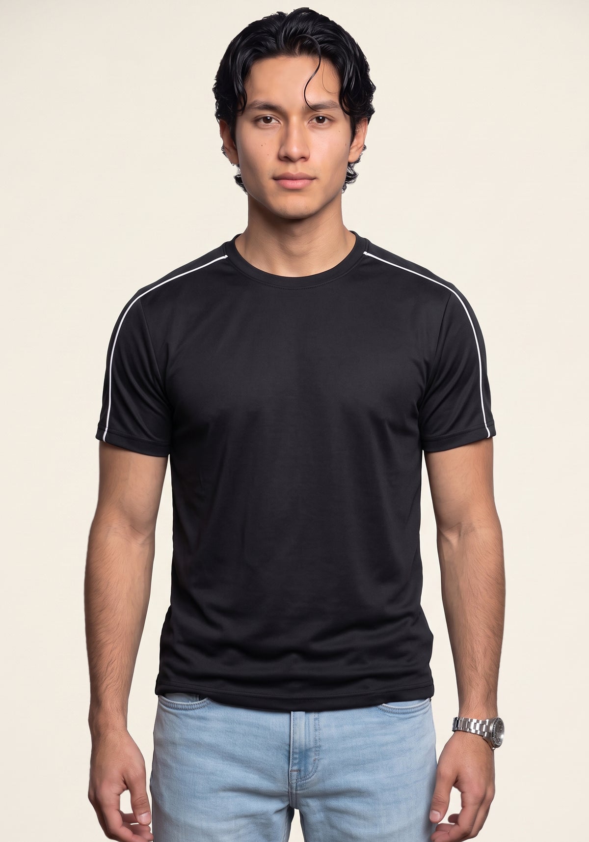 Men's Athletic Black T-Shirt