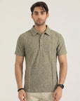 Light green Texture Polo
