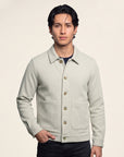 Men's Waffle Knit Shirt Jacket