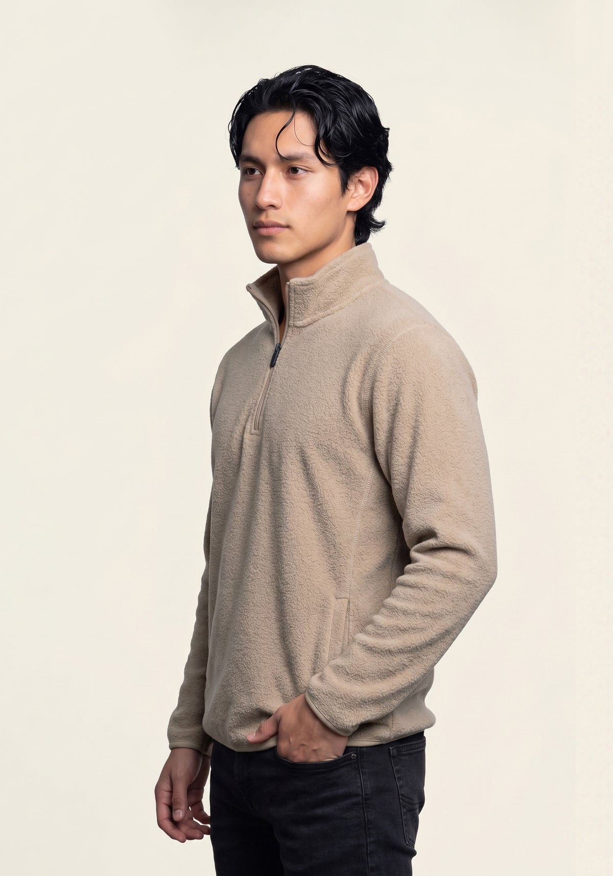 Men's Quarter-Zip Fleece Pullover