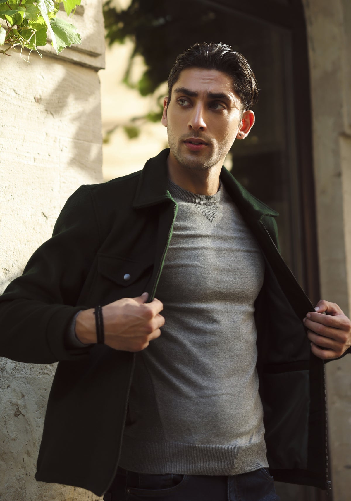 Green jacket