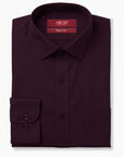Men's Maroon Smart Fit Dress Shirt