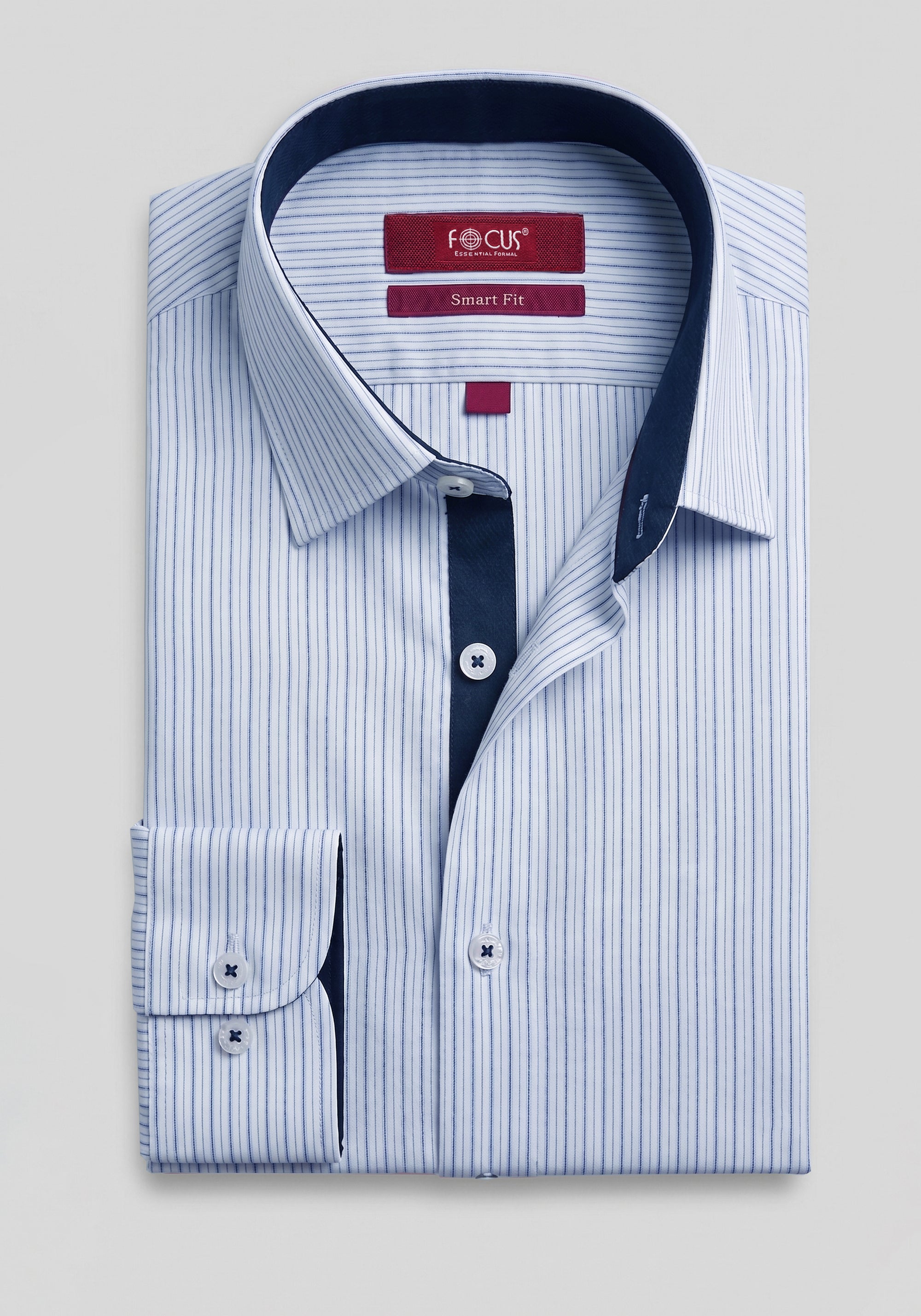 FOCUS Essential Stripped Dress Shirt