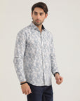 White Printed Shirt