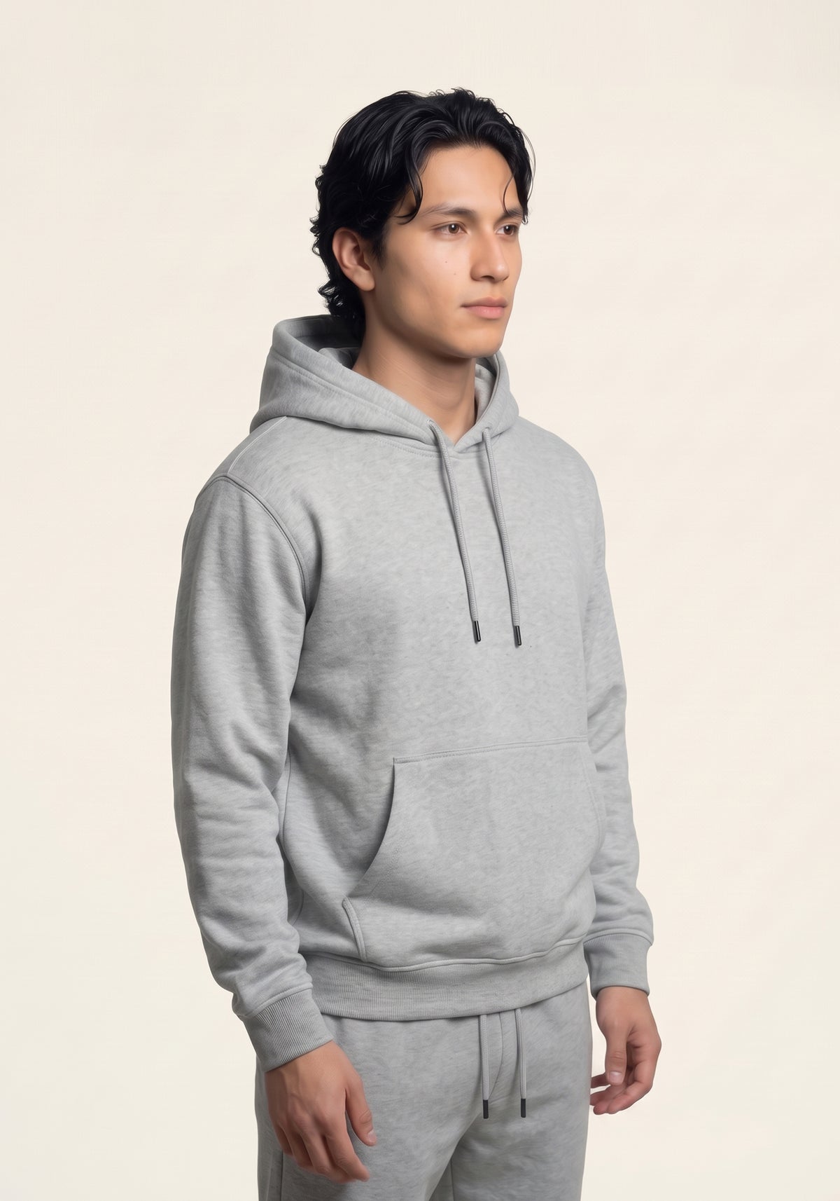 Men’s Heather Grey Pullover Hoodie