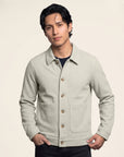 Men's Waffle Knit Shirt Jacket