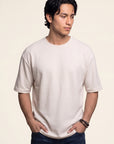 Men’s Textured Fall Crew Neck T-Shirt