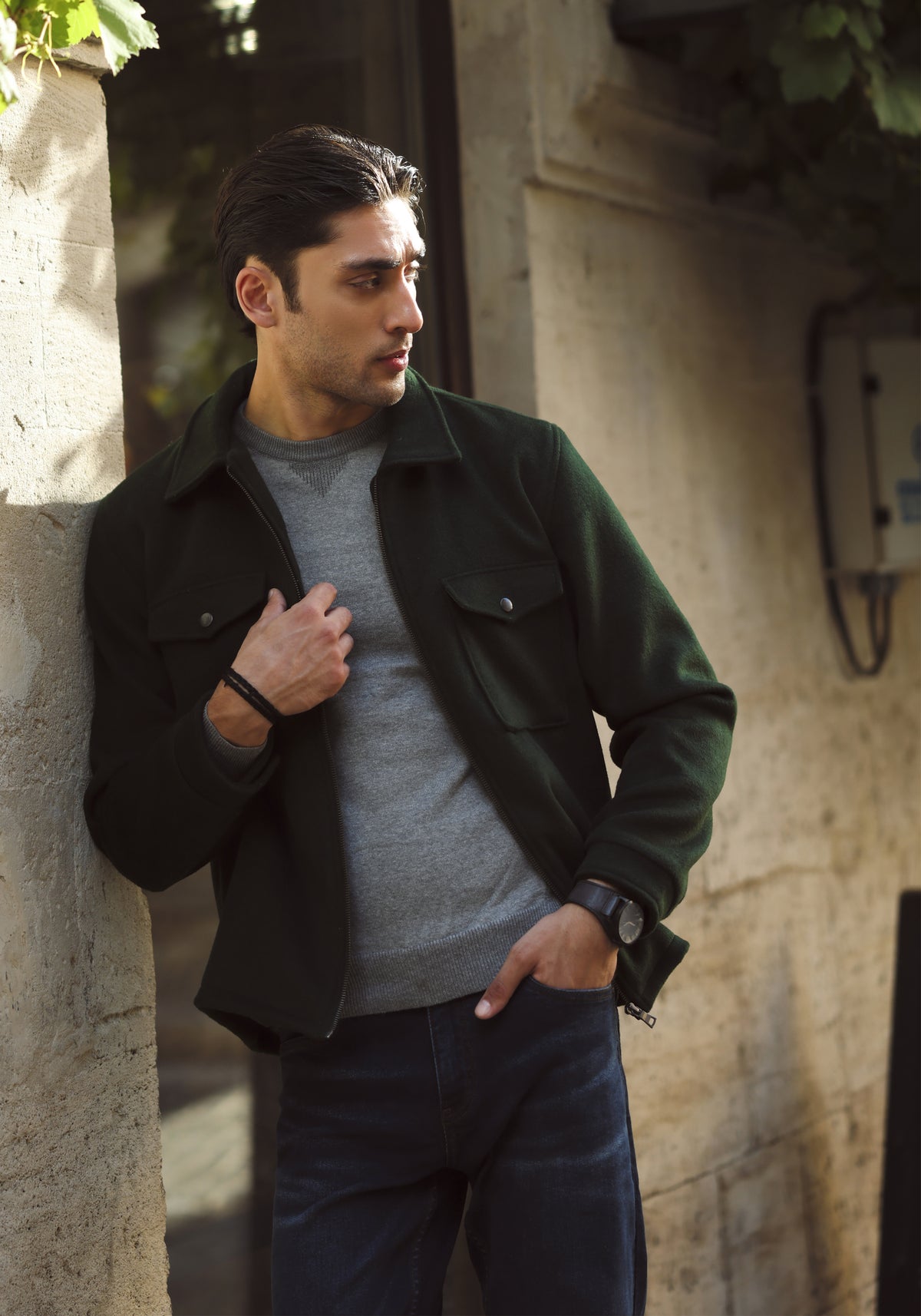 Green jacket