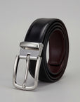 Men's Reversible Black & Burgundy Belt