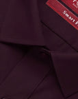 Men's Maroon Smart Fit Dress Shirt