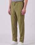 Olive Gold Cotton Trouser
