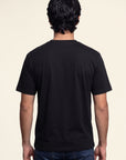 Men’s Heavyweight Black Crew Neck T-Shirt