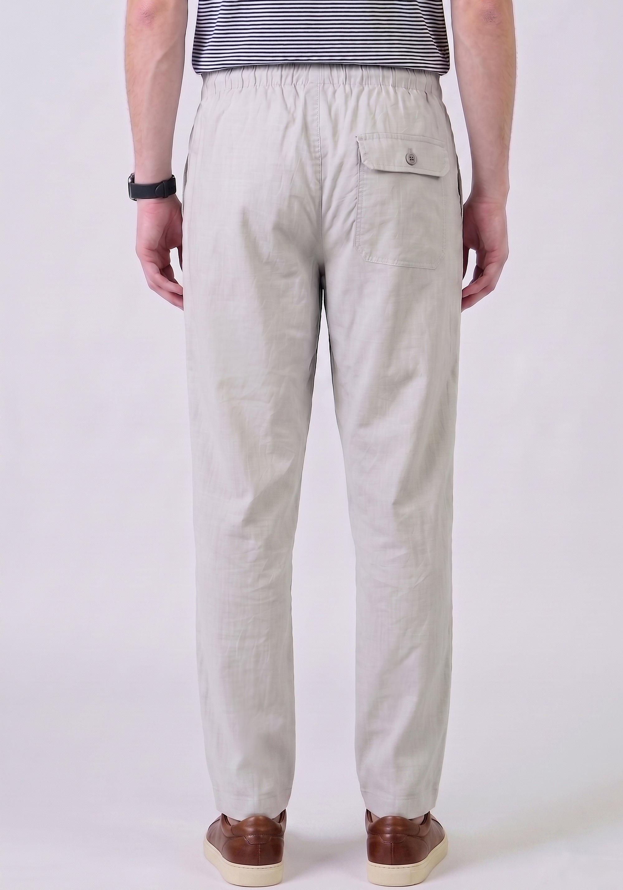 Cream Cotton Trouser
