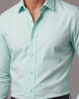 Pastel Green Dress Shirt