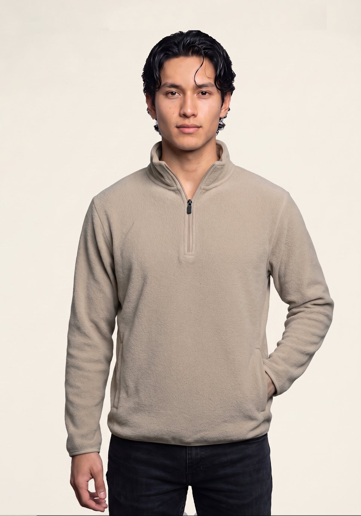 Men's Quarter-Zip Fleece Pullover