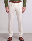 Ivory Pleated Pant
