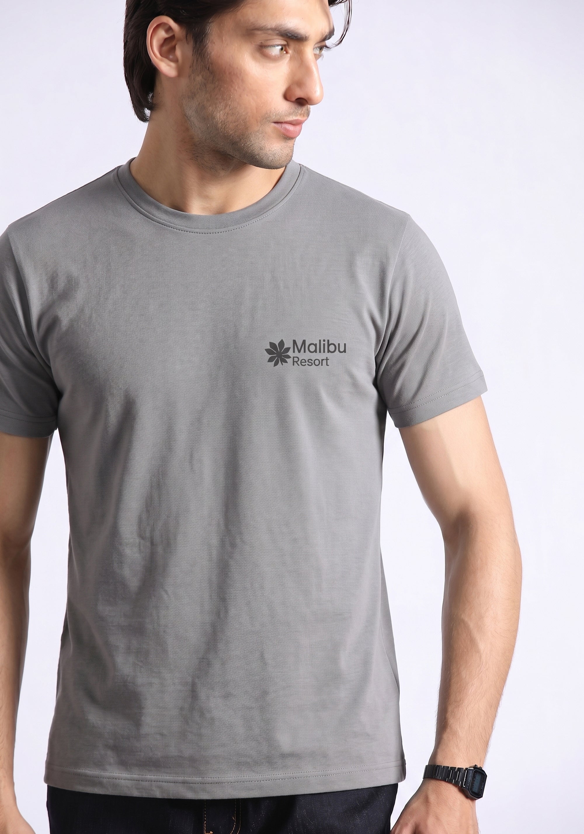 Gray Graphic T-Shirt