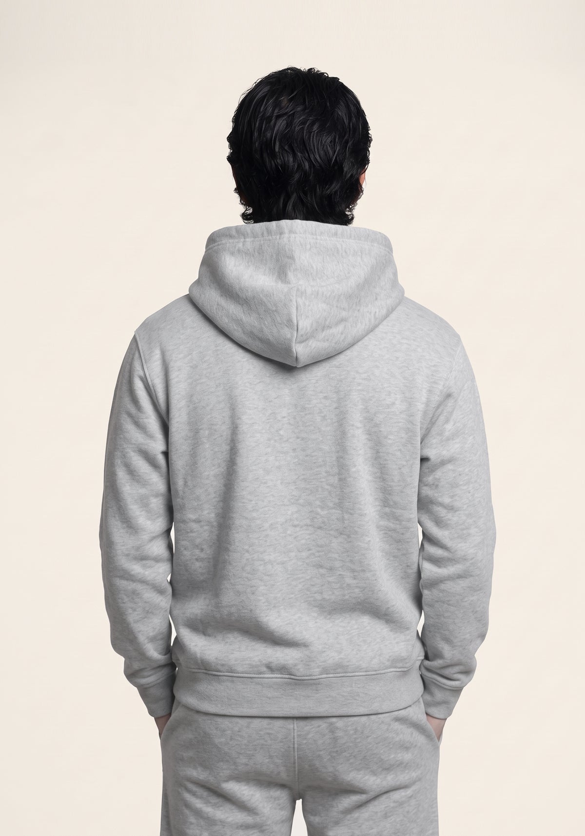 Men’s Heather Grey Pullover Hoodie