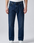 Relax Fit Navy Men Denim Pant