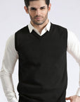 Black Sleeveless Sweater