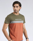 Men’s Color Block Crew Neck T-Shirt