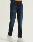 Slim Fit Mid Blue Denim Pant