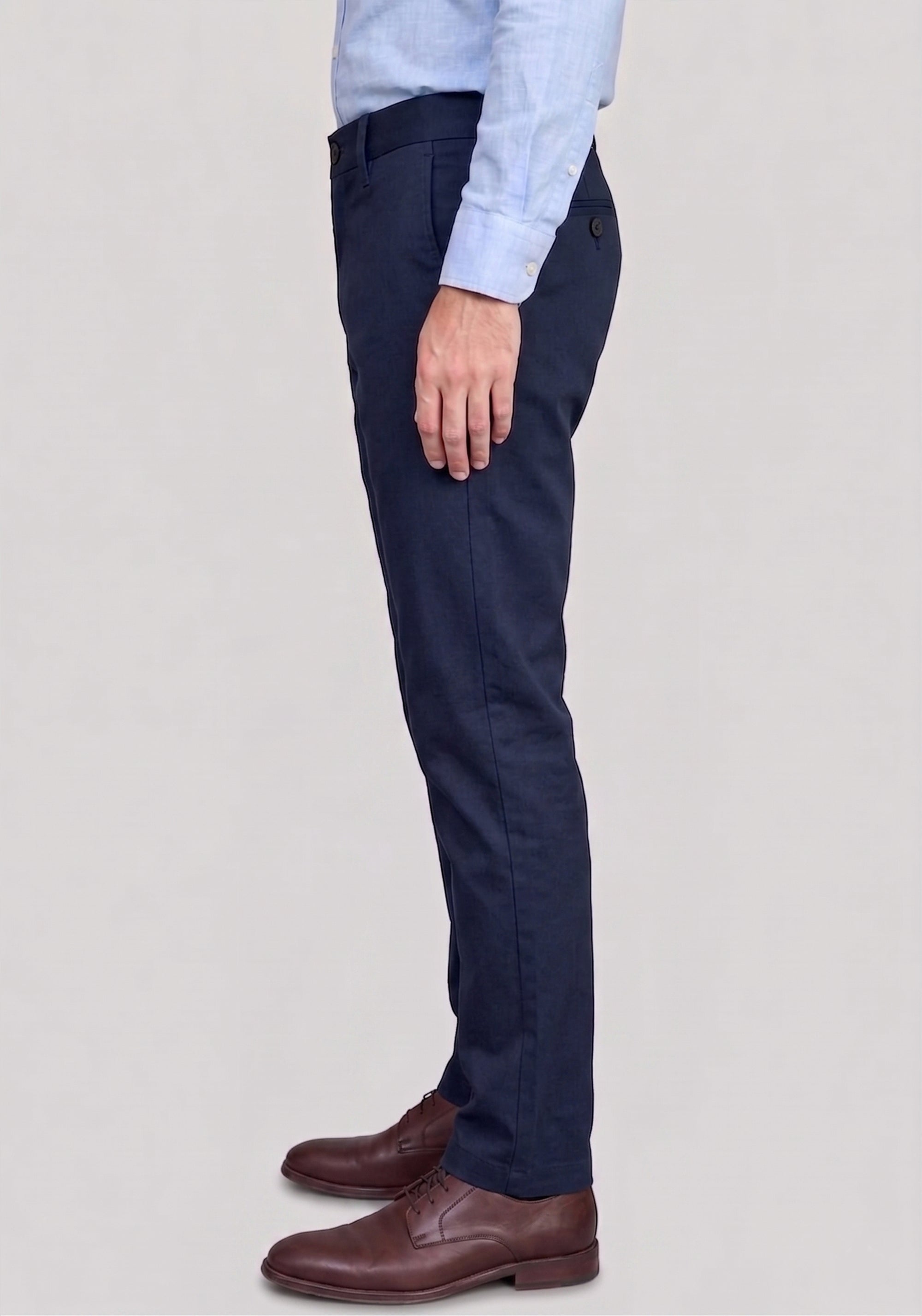 Navy Cotton Pant