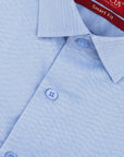 Sky Blue Doted Dress Shirt