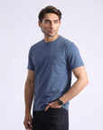Blue Classic Pocket Tee