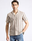 Brown Self Lining Shirt