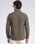 Dark green Causal Shirt