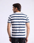 White Navy T-Shirt