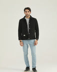 Black Men’s Premium Textured Jacket