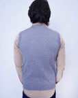 Gray Sleeveless Sweater